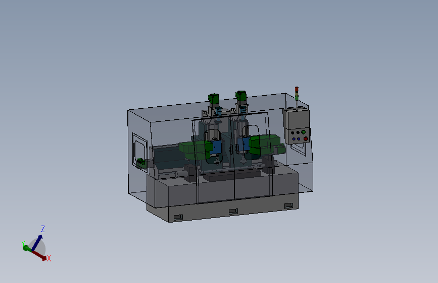 数控机床、简易热熔钻机床设备3D模型 Solidworks设计