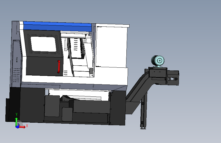 数控机床、数控机床及钣金模型总装3D模型 Solidworks设计