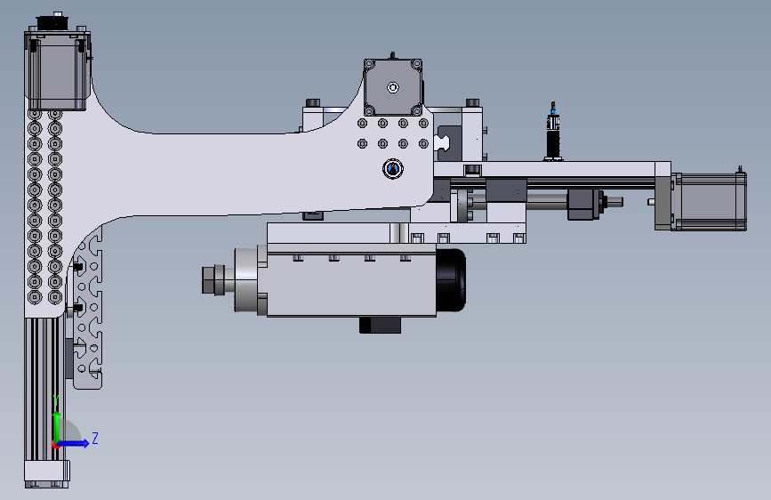 3018 CNC 左侧视图