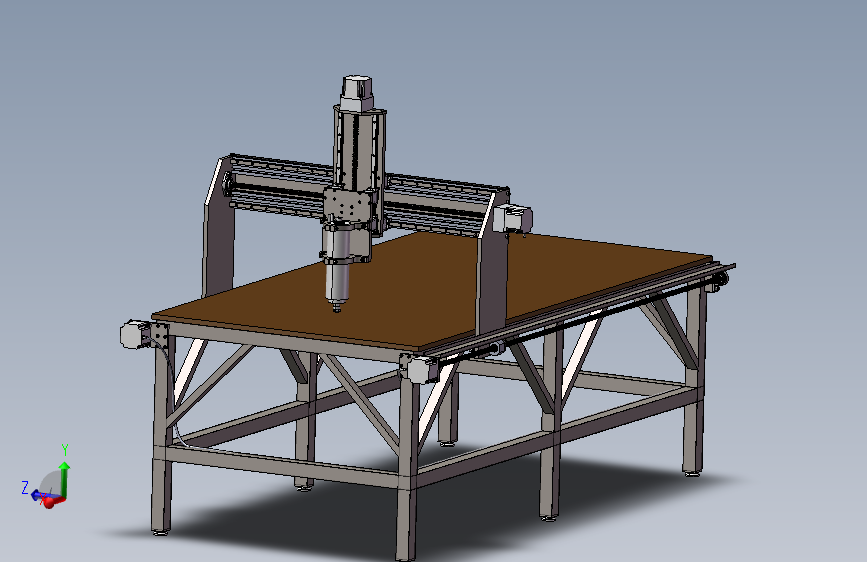 雕刻机(带3轴和2.2kW水冷主轴)