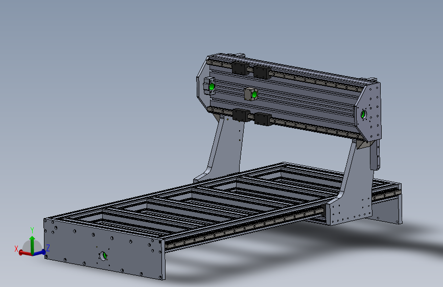 三轴CNC机床 X轴：1150mm Y轴：700mm Z轴：200mm