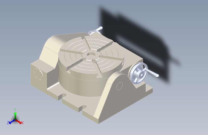 倾斜回转工作台