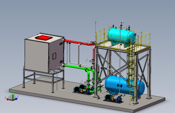导热油余热锅炉系统