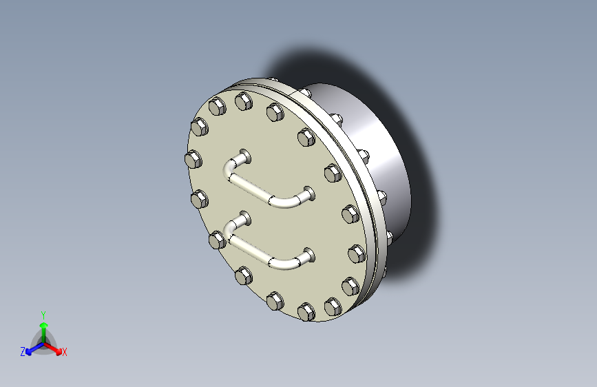 人孔manhole-pressure-dn350-1 8 STP IGS