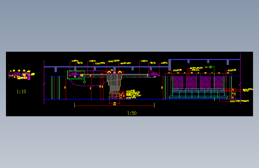 大堂吊顶节点大样