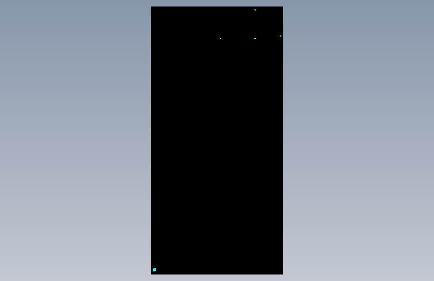 空调风口竖向剖面图