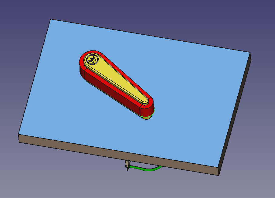 左弹球脚蹼组件