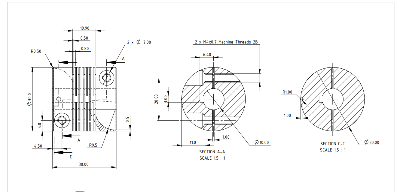 精密弹性弹簧联轴器