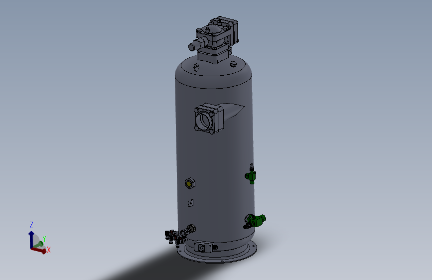 压力容积、钢制的储气罐