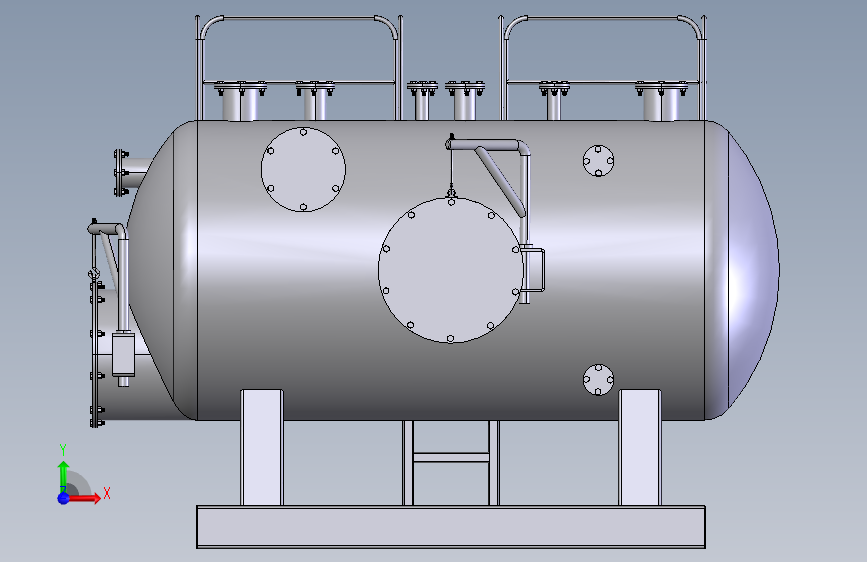 压力容积、卧式压力容器