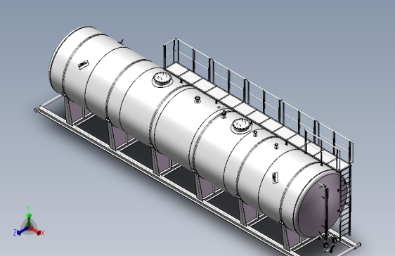 压力容积、100 m3卧式储罐
