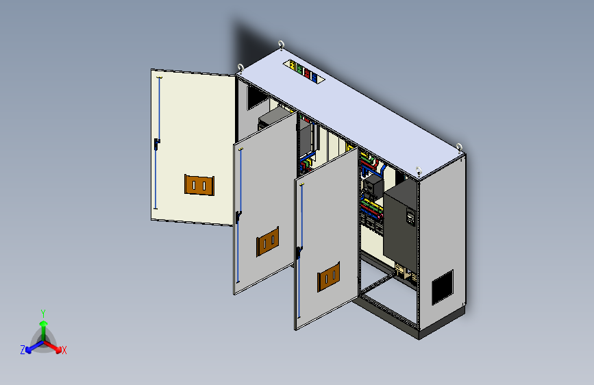 三柜组装变频器星三角控制柜 55152