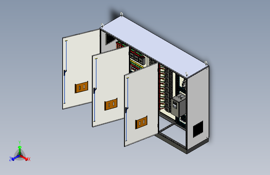 三柜组装软启动旁路控制柜 55726