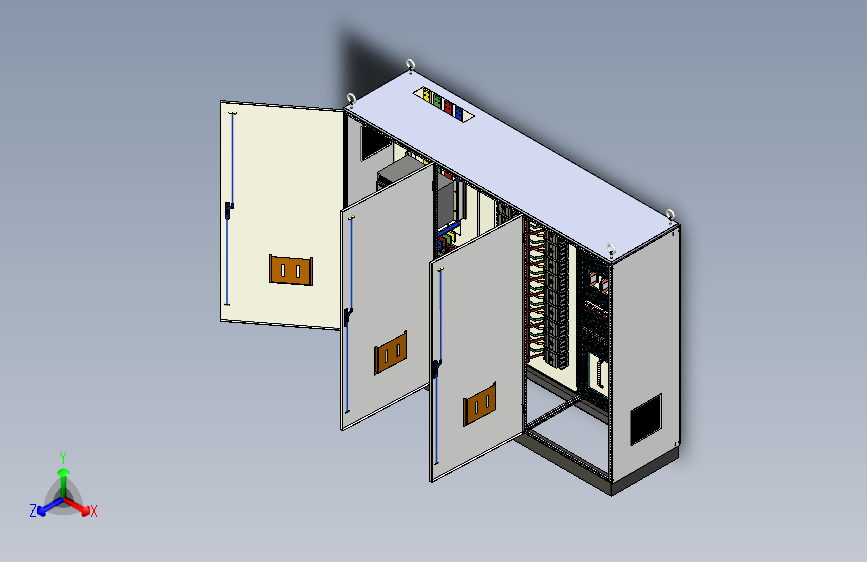 三柜组装直流接触器控制柜 55154