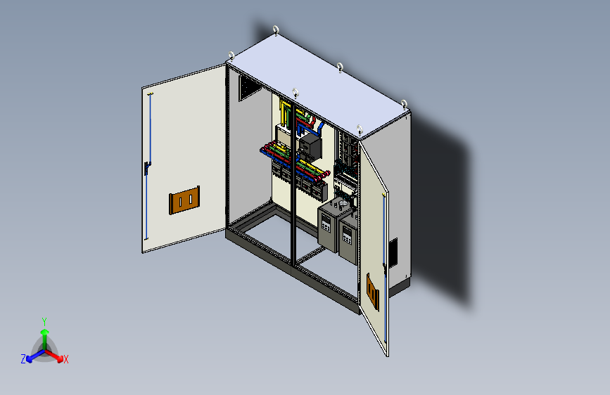 双电源630A竖装plc控制柜