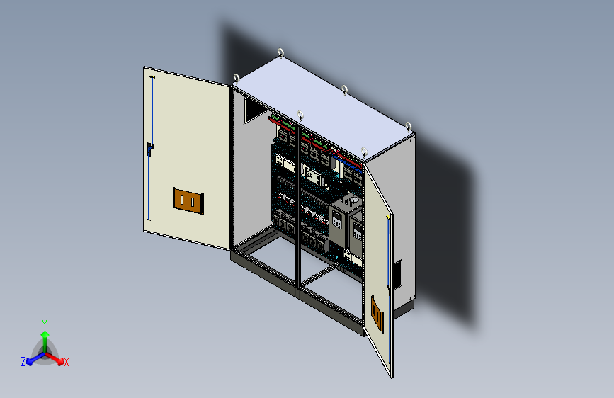双柜组装630Aplc4011软启动控制柜 56273