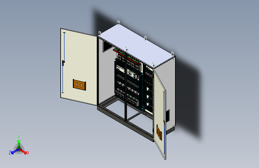 双柜组装630Aplc控制柜 56280