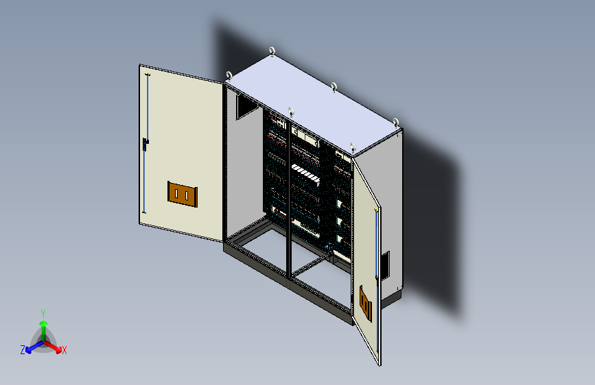 双柜组装plc控制柜