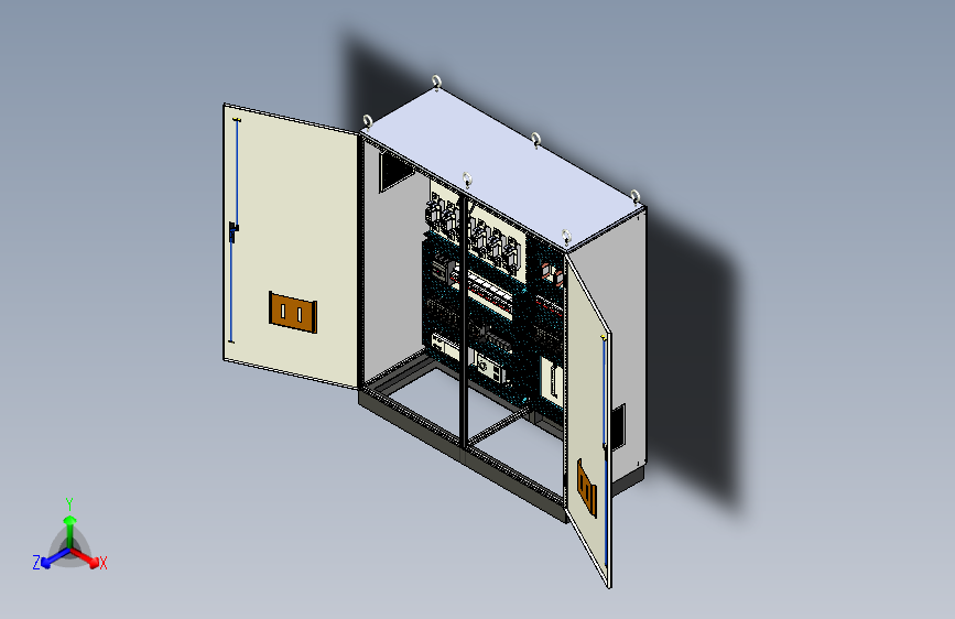 双柜组装刀开关风机+直流接触器控制柜