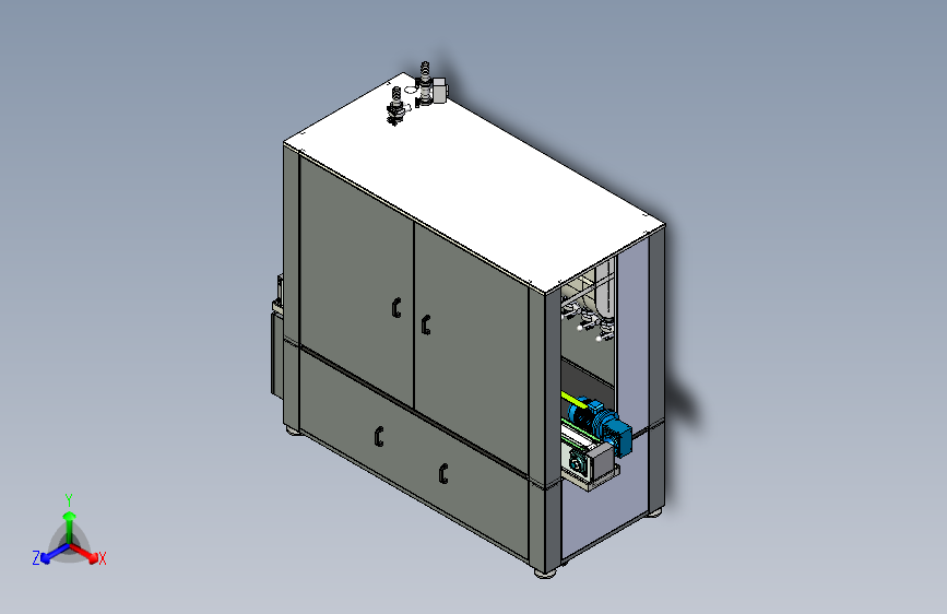 12头直线灌装机模型
