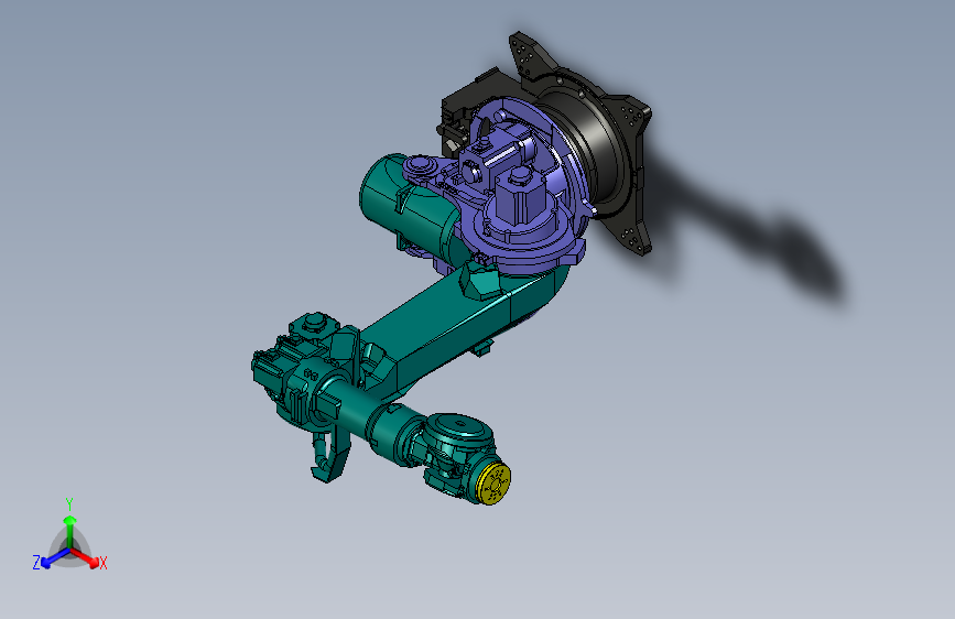 安川MH280II六轴关节可运动机器人模型