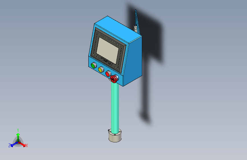 触摸屏安装盒子