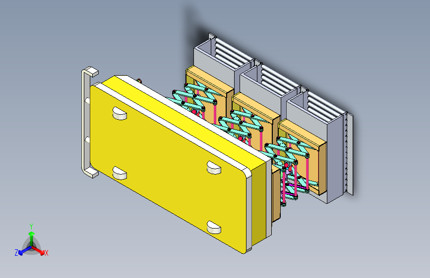 带举升功能的滚筒AGV小车模拟