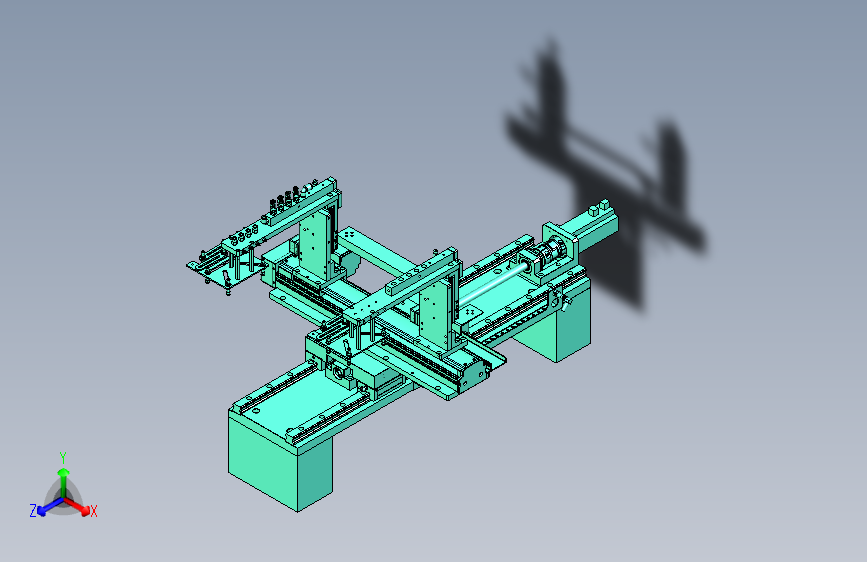 多轴移动式吸盘取料机构