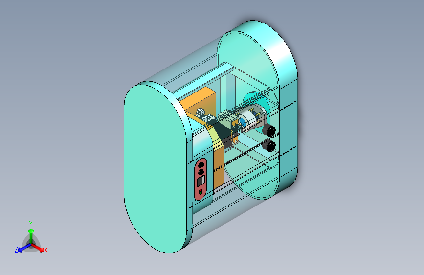 高精度镜片摩擦清洗机三维设计3D