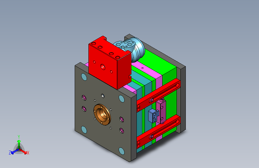 化妆瓶螺纹端盖注塑模具设计