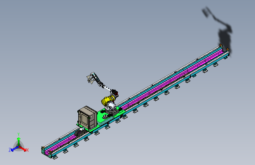 机器人地轨12米滑轨