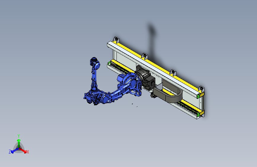 机器人行走轴总装图