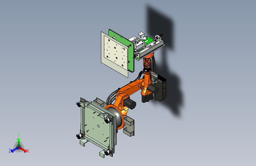金属板抓取搬运机械手