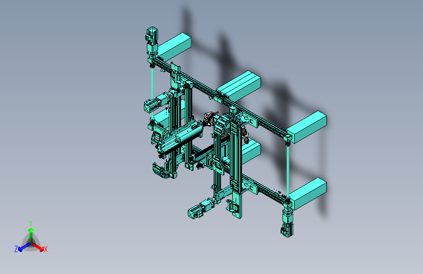 具有自动抓取与检测的三坐标机构