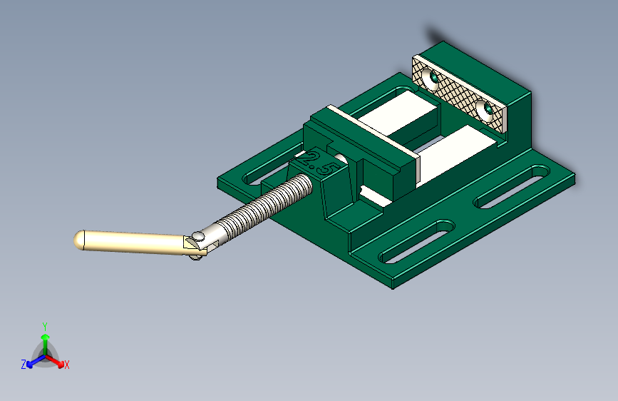 平口钳solidworks