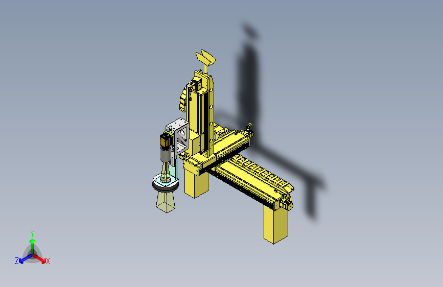 三轴移动视觉扫描检测机构