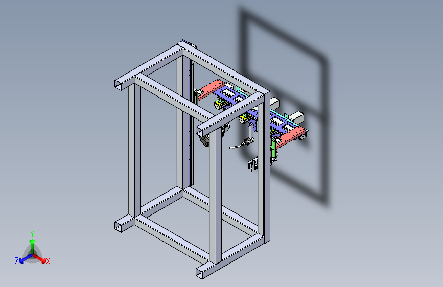 三坐标多功能自动抓取焊接检测机构