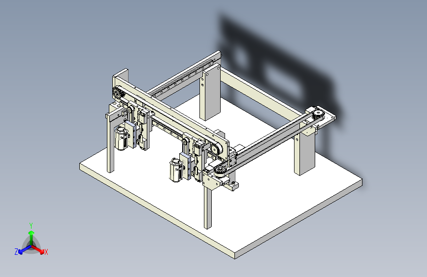 三坐标视觉检测机构