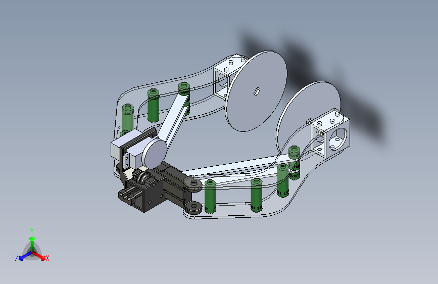 伸缩臂上的爪子