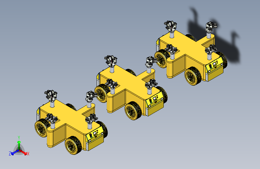室外地图扫描构建小车模拟