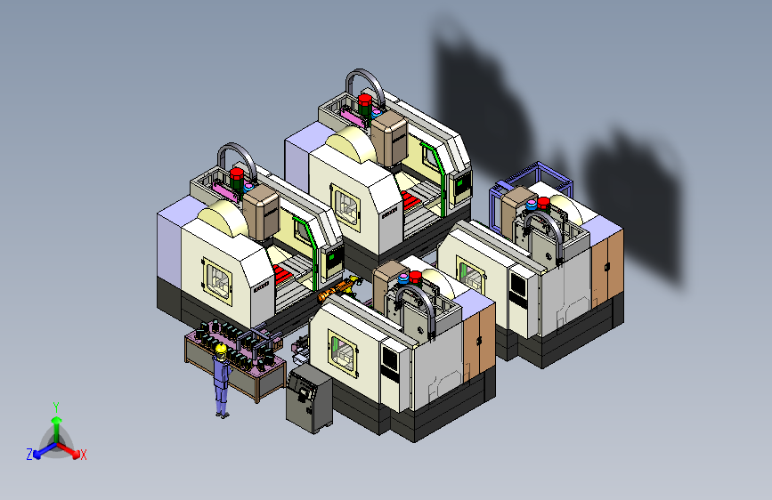 手机壳自动化加工产线