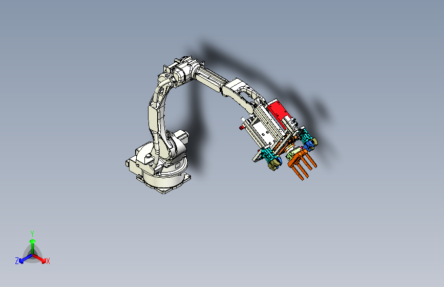 物料的多功能抓取机械手结构