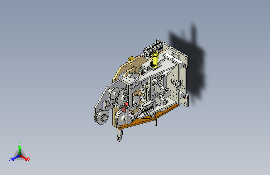 新纵向贴胶位机构