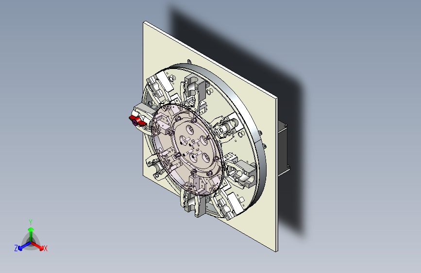 旋转夹紧 旋转自动夹紧装置 分割器旋转机构