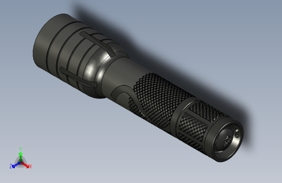 中型强光手电设计