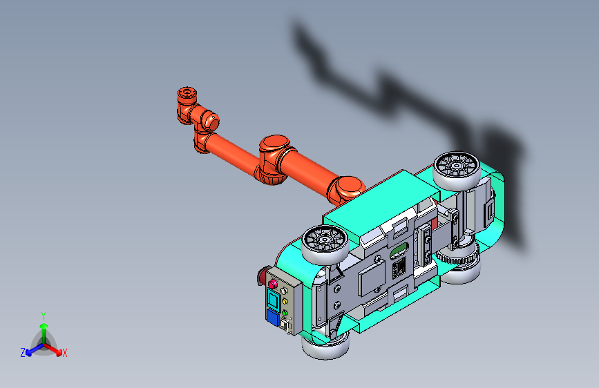自主移动的遥控小车模型
