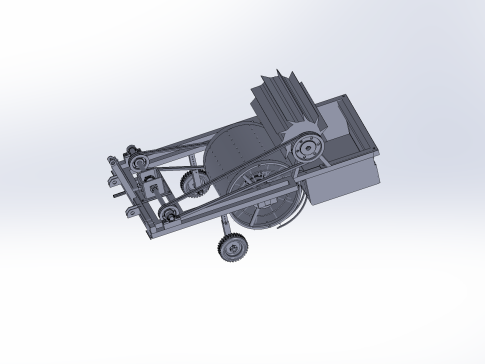 凸轮滚筒式残膜回收机设计【SW三维模型+4张CAD图纸+说明书