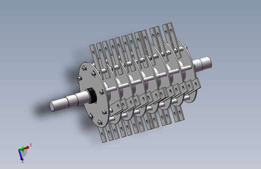 水滴式粉碎室粉碎机设计部件三维含cad图纸+说明书