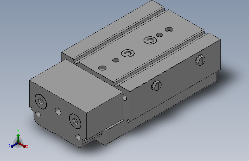 MXQ20 气动滑台（循环式直线导轨）双缸型[MXQ20A-30-ZN5]