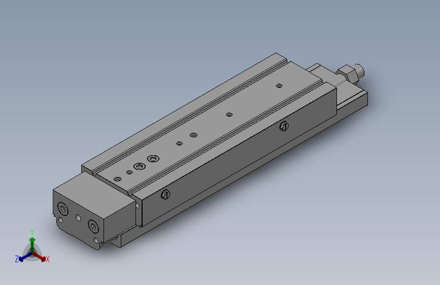 MXQ20 气动滑台（循环式直线导轨）双缸型[MXQ20A-125-ZB5]